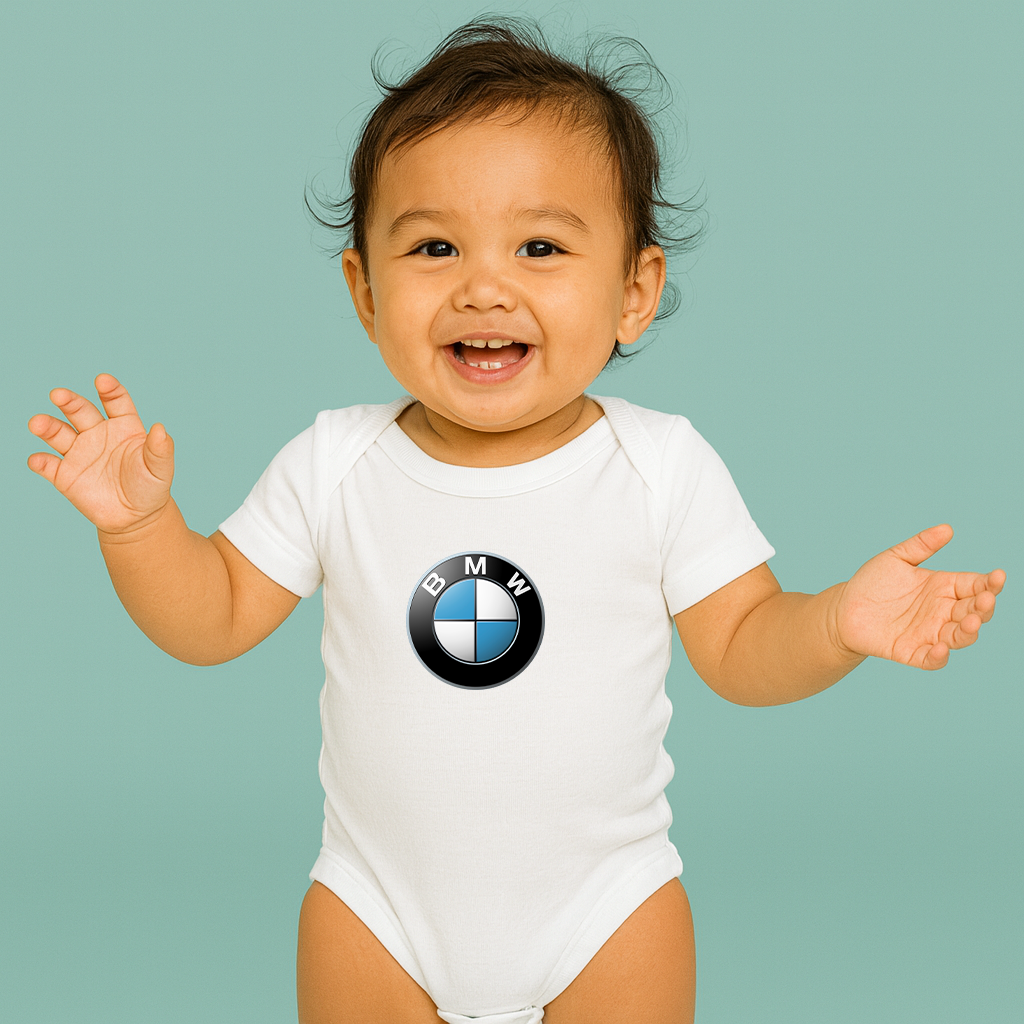 BMW Motorsports Cars Baby Romper Onesie